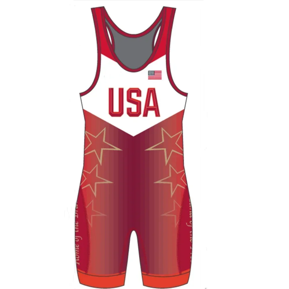 Running Gear Sale Men - Hot Sale Men's Wrestling Singlet Uniform