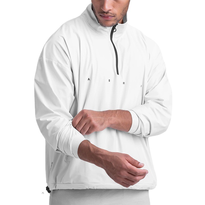 Running Gear Jacket - Men's Gym Running Hoodies Bodybuilder Jacket