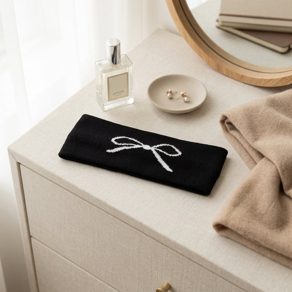 Stylish Headband Wide Knit Bow - đánh giá và giá Running Gear Headband