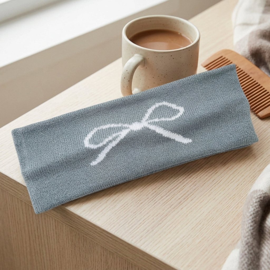 Stylish Headband Wide Knit Bow - đánh giá và giá Running Gear Headband