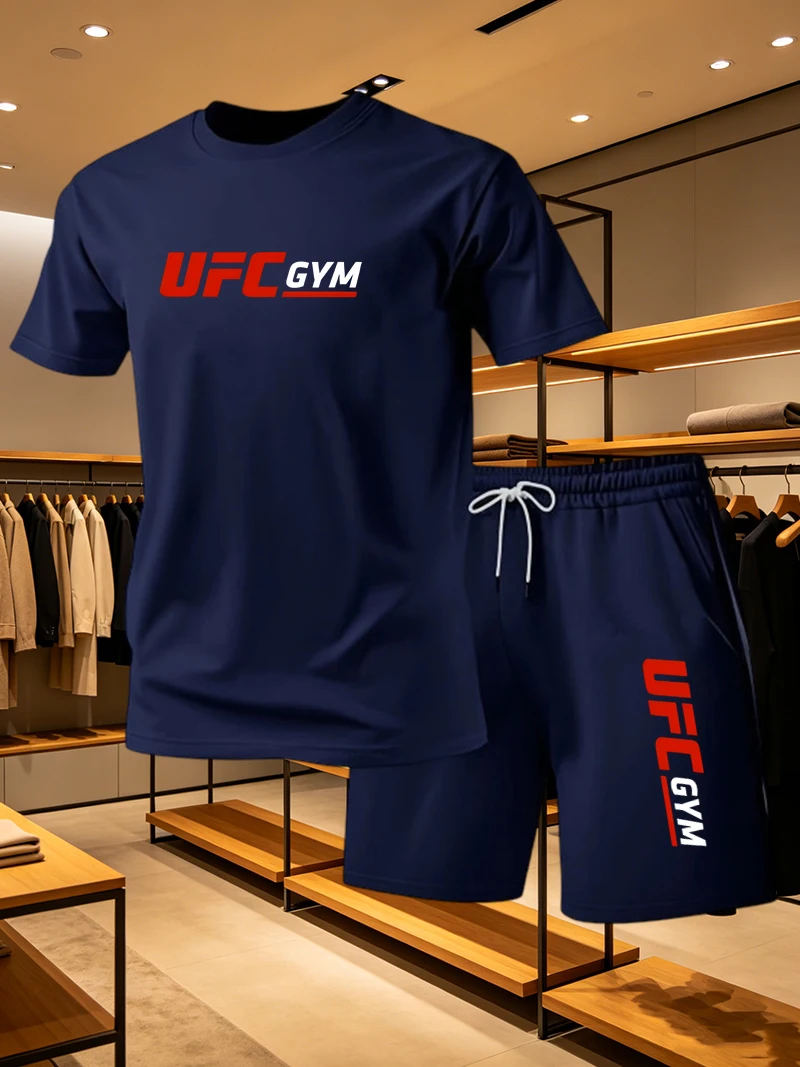 Men's Fashion T-shirt Shorts U - đánh giá và giá Running Gear Men