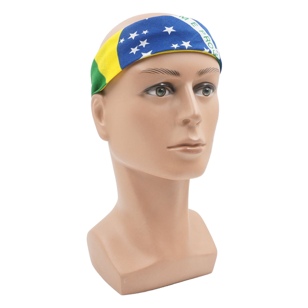 100% Cotton Flag of Brazil Ban - đánh giá và giá Running Gear Headband