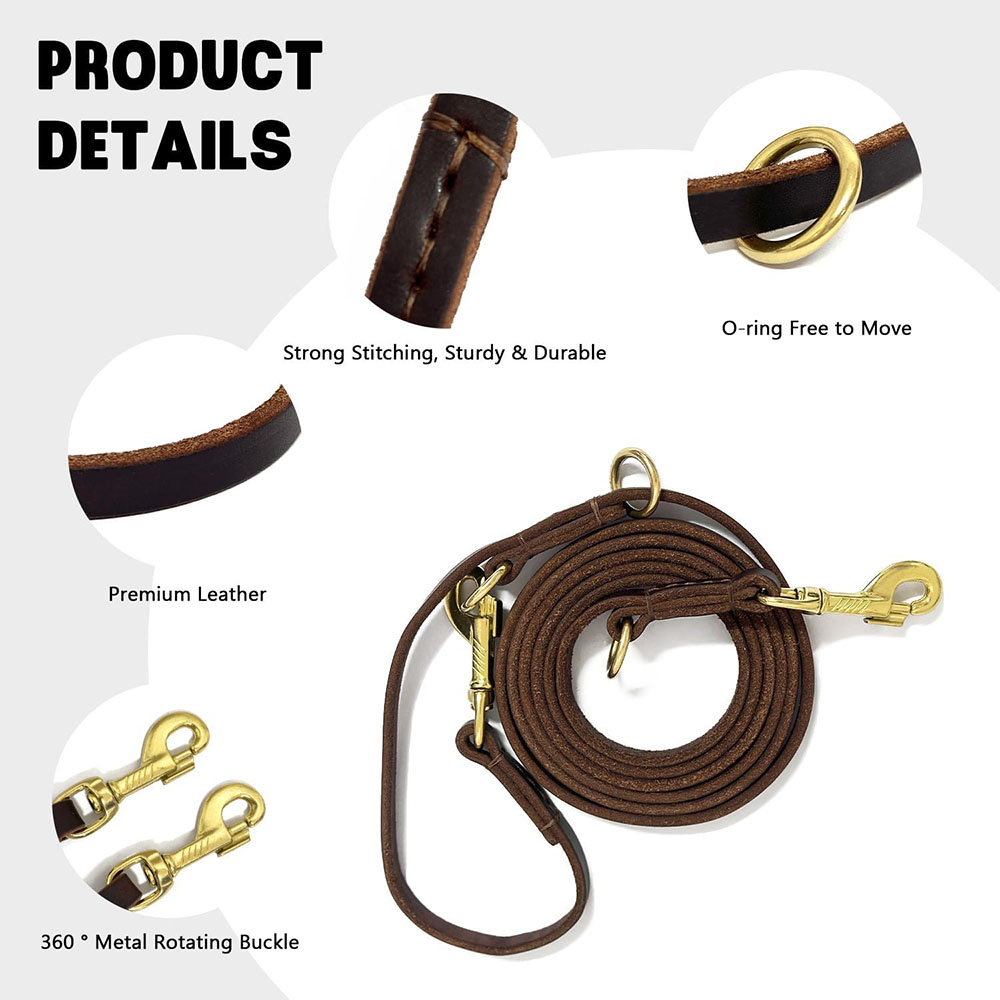 Multi Function Leather Dog Lea - đánh giá và giá Running Gear Dog