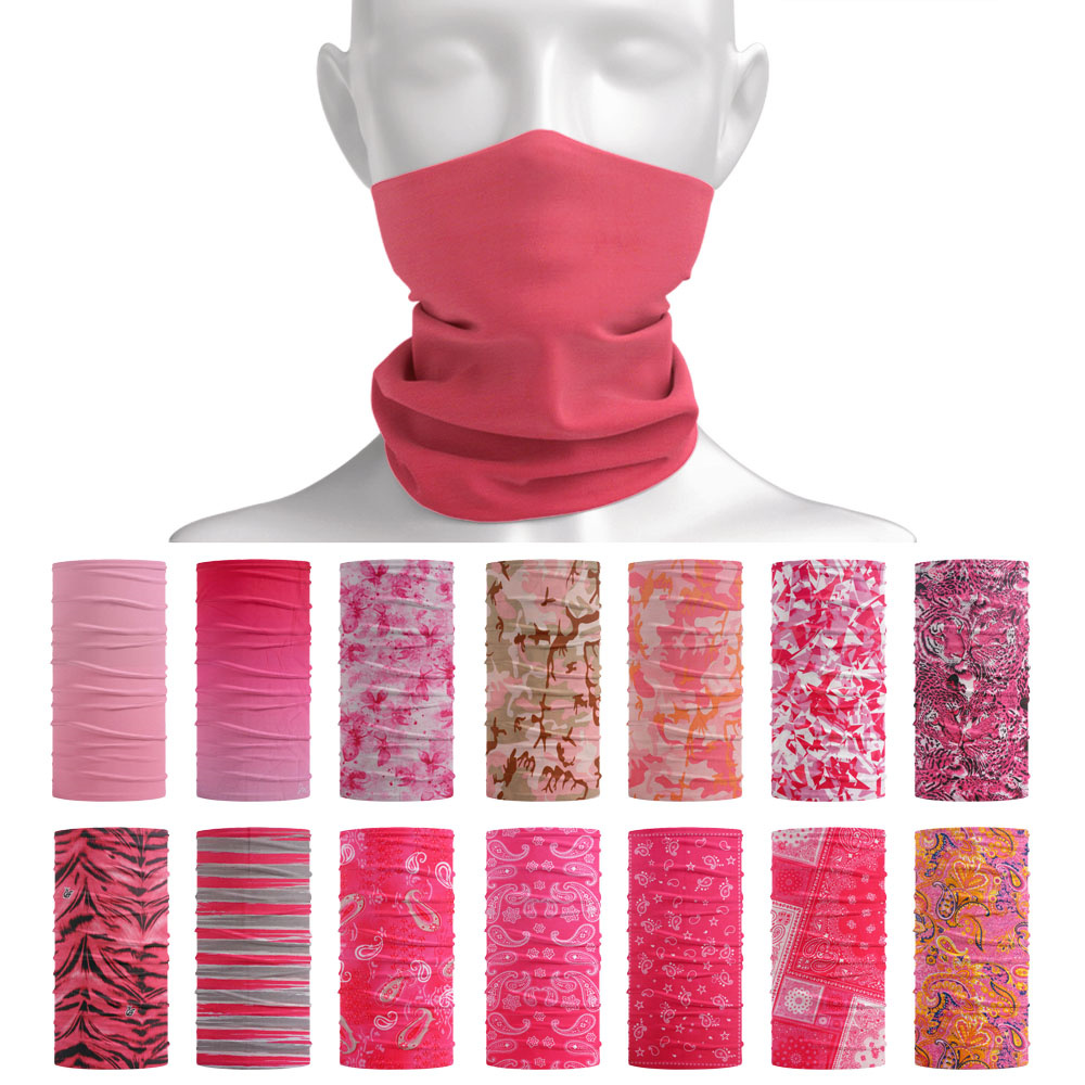 Pink Seamless Outdoor Bandana  - đánh giá và giá Running Gear Headband