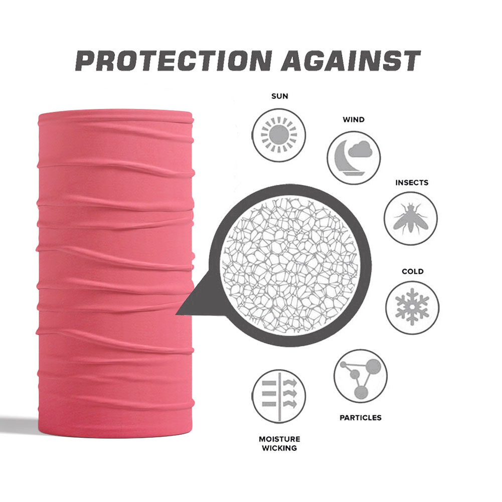 Pink Seamless Outdoor Bandana  - đánh giá và giá Running Gear Headband