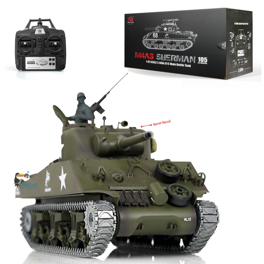 1/16 HENG LONG 7.0 RC Tank Mod - đánh giá và giá Running Gear Box
