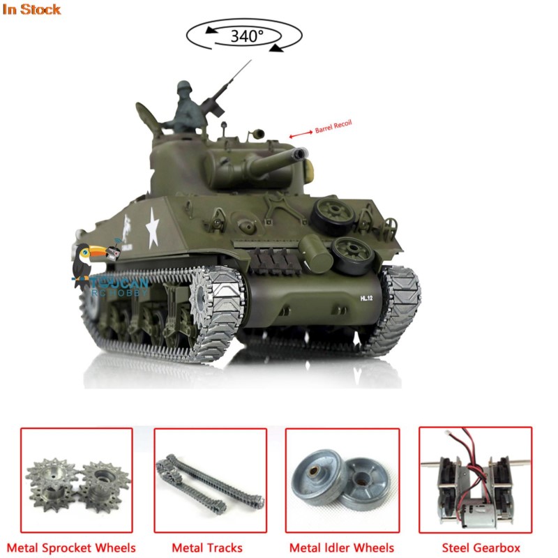 1/16 HENG LONG 7.0 Upgraded M4 - đánh giá và giá Running Gear Box