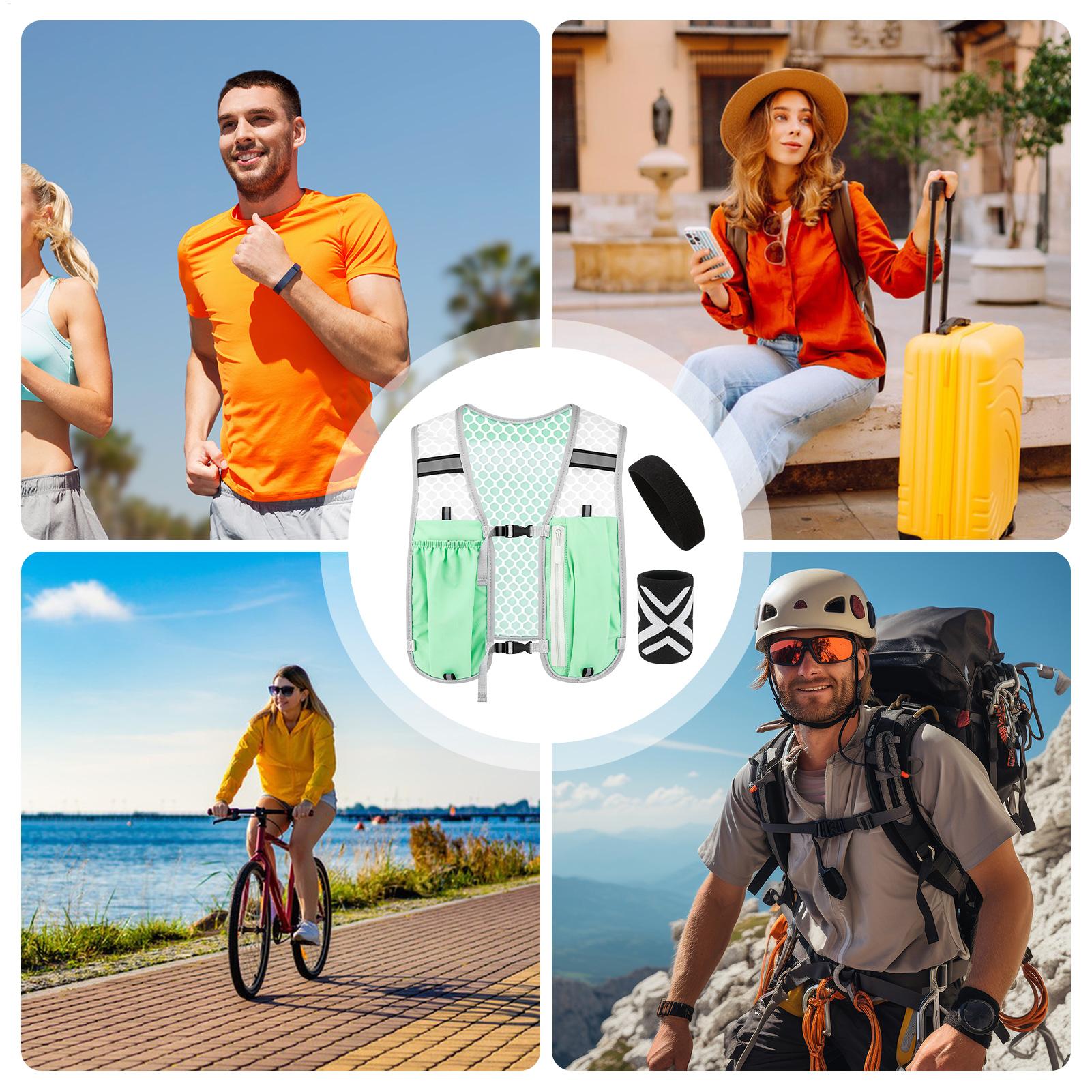 Running Safety Vest Sports Hyd - đánh giá và giá Running Gear Headband