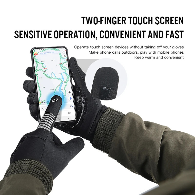 Winter Cycling Gloves for Men  - đánh giá và giá Running Gear In Winter