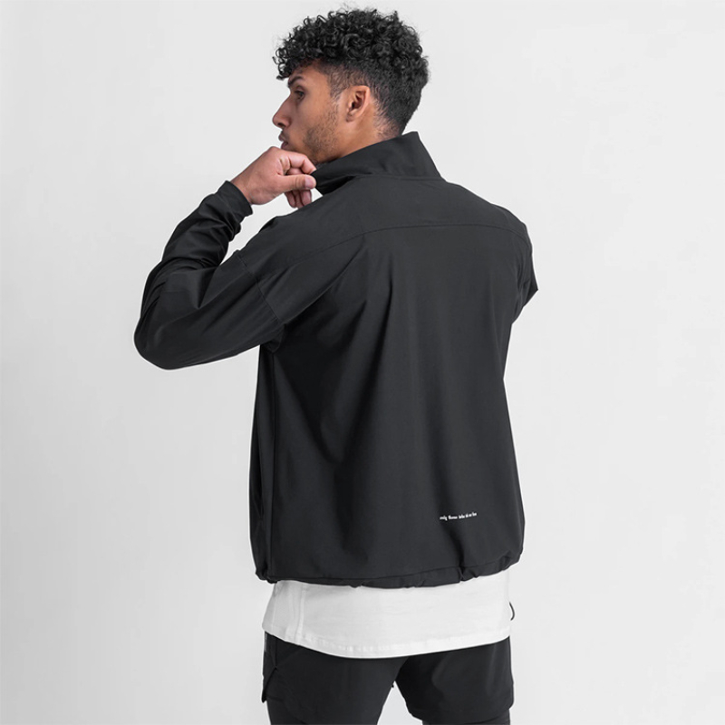 Men's Gym Running Hoodies Body - đánh giá và giá Running Gear Jacket
