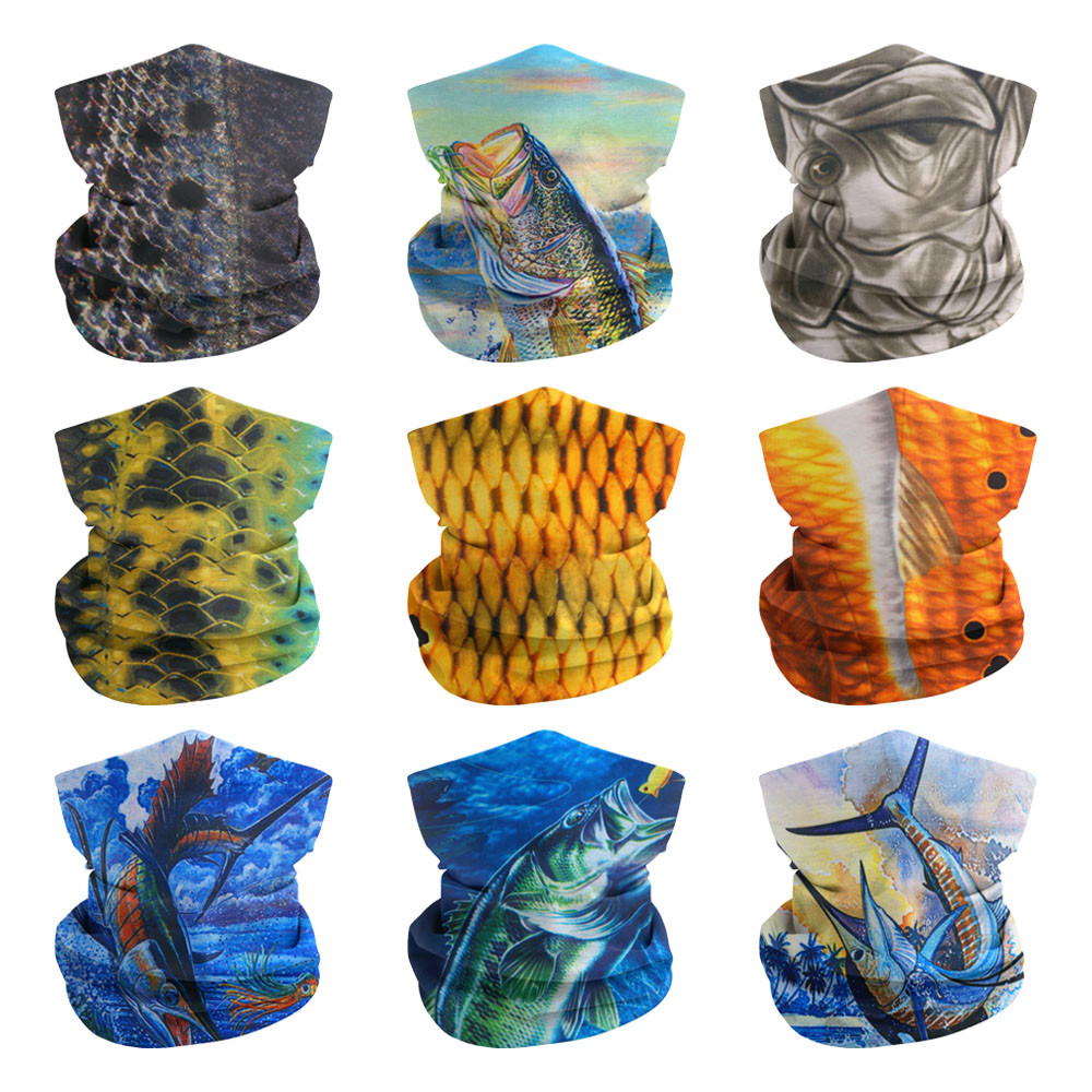 Fish Scales Pattern Neck Gaite - đánh giá và giá Running Gear Headband