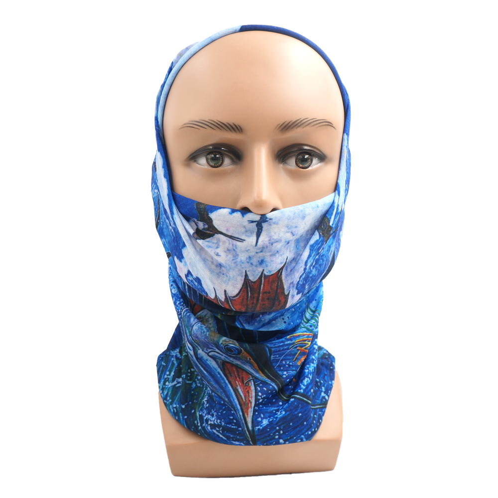 Fish Scales Pattern Neck Gaite - đánh giá và giá Running Gear Headband